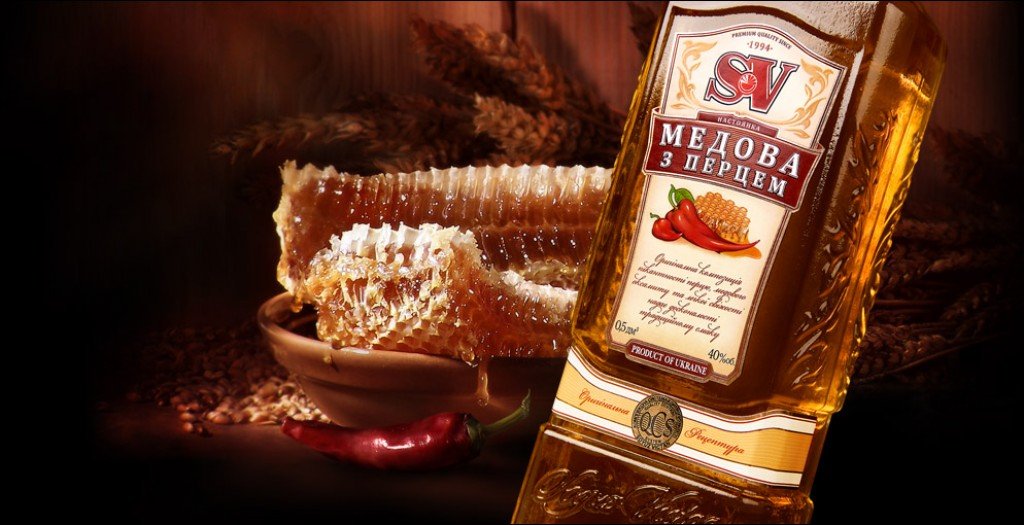 Водка с перцем и медомы