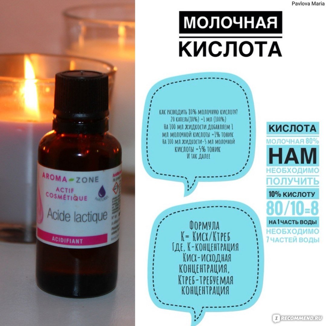 Молочная кислота - Напитки мира