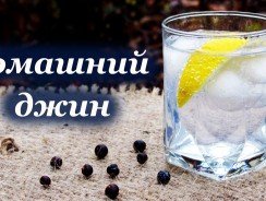Джин в домашних условиях